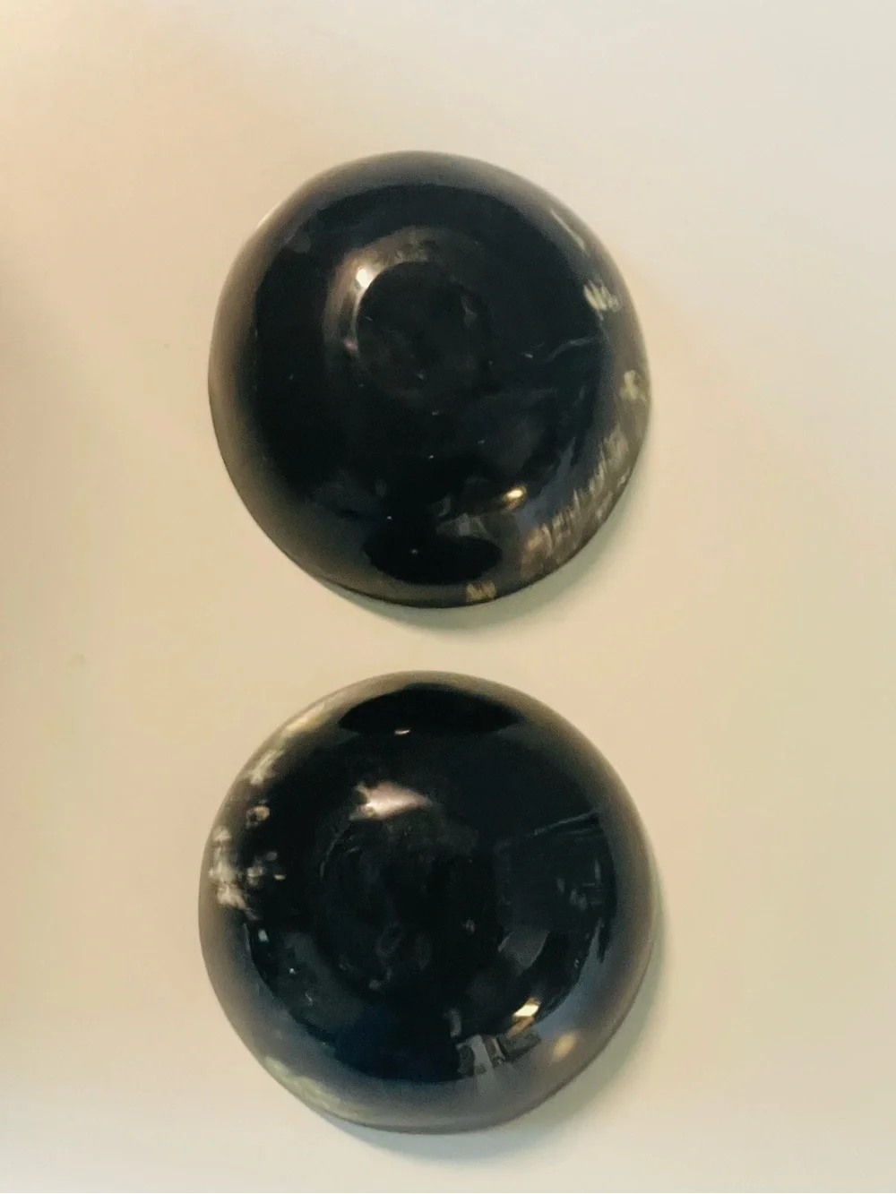 Set of Two Small Horn Bowls